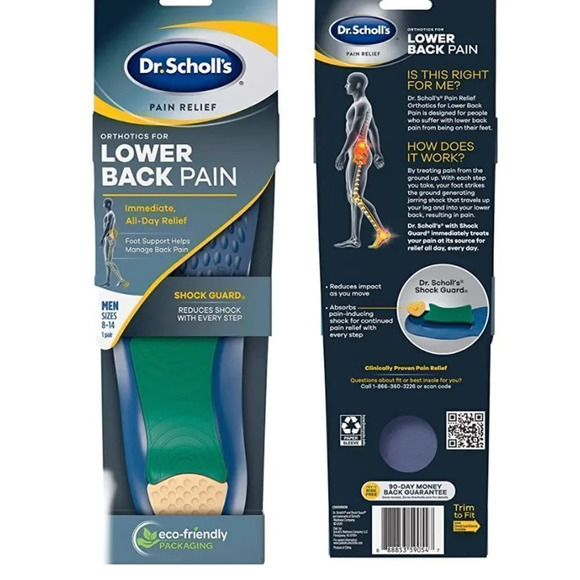 Bundle Sale New Dr. Scholl's Lower Back Pain Relief Orthotics - Picture 3 of 9